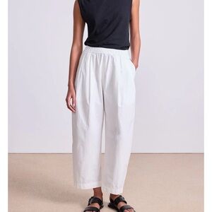 Apiece Apart spa pleat pant barrel / balloon style